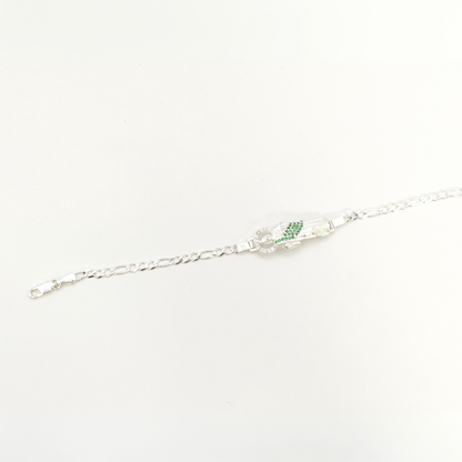 Esclava de San Judas de Plata de 19.5 cm de largo, Figura mide 3.5 cm de alto x 1 cm de ancho Calvario Joyas