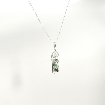 Dije de San Judas de Plata Tamaño Chico de 3.5cm de Alto x 1.2cm de Ancho Calvario Joyas